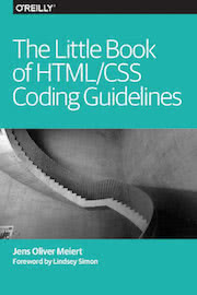 Cover: The Little Book of HTML/CSS Coding Guidelines.
