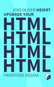 The cover of “Upgrade Your HTML.”