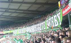 Weserstadion banner.